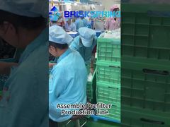 فرآیند مونتاژ فیلتر اولیه نیز بخش مهمی است.