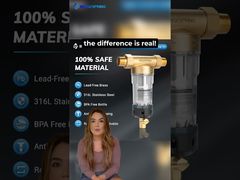 تمیز کردن دستی فیلتر رسوبات برای کل خانه