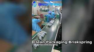 خط بسته بندی بسیار تمیز و سازمان یافته BRISKSPRING