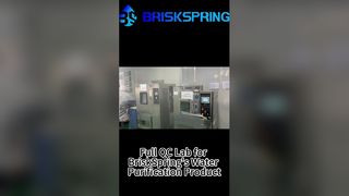 آزمایشگاه QC کامل برای محصول تصفیه آب BriskSpring