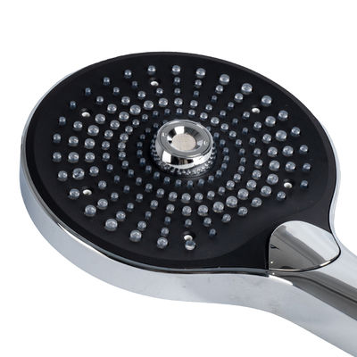 سر دوش دستی حباب ریز و نانو 130 میلی‌متری کروم با 3 حالت پاشش