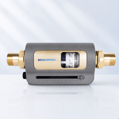 پیش فیلتر رسوب کامل خانه BriskSpring HZ-A 7 T/H 40 Micron با نصب چرخشی 360 درجه