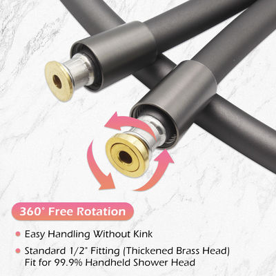 شیلنگ دوش انعطاف پذیر ضد پیچش فوق العاده نرم