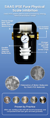 آب گرم کننده فیزیکی برای استفاده خانگی از مقیاس حذف می کند و از لوله کشی بدون مواد شیمیایی محافظت می کند