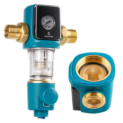 پیش فیلتر رسوب 40 میکروونی با BPA Free Auto Backwash Scraper برای استفاده خانگی