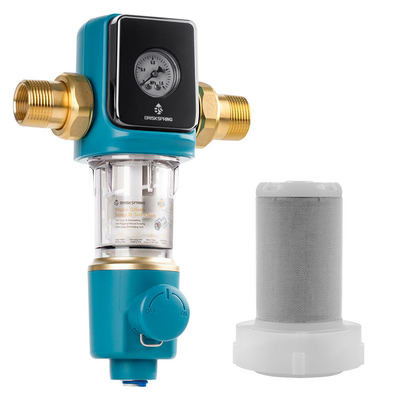 پیش فیلتر رسوب 40 میکروونی با BPA Free Auto Backwash Scraper برای استفاده خانگی