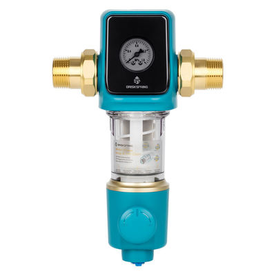 فیلتر پیش‌فیلتر رسوب عاری از BPA با طراحی شستشوی چرخشی سیفونی برای مصارف خانگی