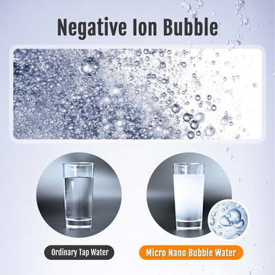 Hot Selling Premium Solid Brass Ultra-Fine Micro Nano Bubble Maker for Skin Cleansing with Direct Tap Water Connection