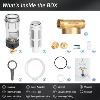 فیلتر رسوب قابل استفاده مجدد با کیفیت بالا و شستشوی معکوس با تمیز کردن عمیق خراش دو طرفه برای استفاده در کل خانه