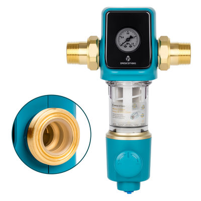 پیش فیلتر رسوب 40 میکروونی با BPA Free Auto Backwash Scraper برای استفاده خانگی