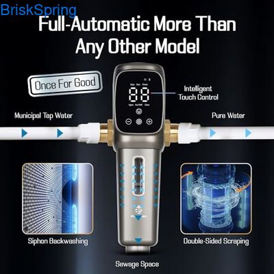 فیلتر رسوب خودکار و خود تمیزشونده برای کل خانه برای آب سالم و بهداشتی