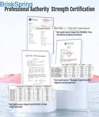 جنگل اسپا تجربه اکسیژن آيون آزاد میکرو نانو حباب تهویه کننده برای دوش