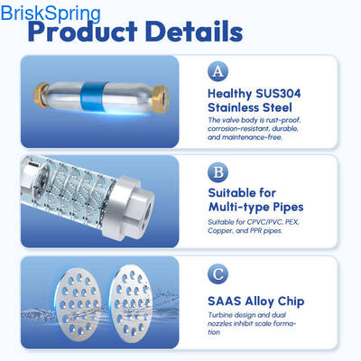 دستگاه پاک کننده آب با تراشه توربو SAAS با بهره وری بالا با نرخ جریان 5T / H و گواهینامه NSF برای سیستم های آب کل خانه