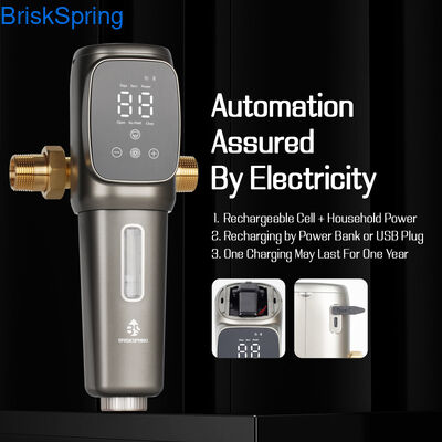 فیلتر پیششوی اتوماتیک فلتر رسوب هوشمند، فیلتر پیششوی جریان بالا برای ورود آب به ویلا، آپارتمان و خانه