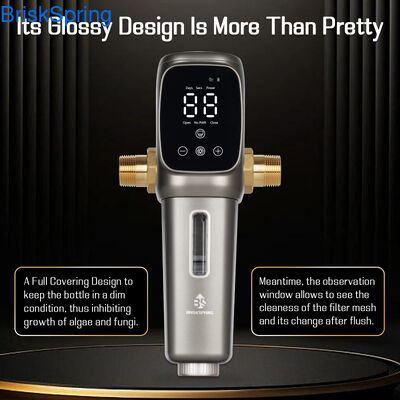 فیلتر پیششوی اتوماتیک فلتر رسوب هوشمند، فیلتر پیششوی جریان بالا برای ورود آب به ویلا، آپارتمان و خانه