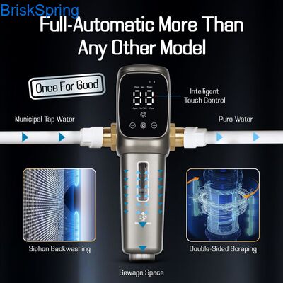 فیلتر پیش آب 40 میکران کاملا اتوماتیک قابل استفاده مجدد برای حذف رسوبات کل خانه