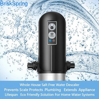 رسوب‌زدای آب کل خانه با رزوه 3/4 اینچی، بدون نیاز به برق، بدون نیاز به نگهداری، بدون نمک، تصفیه‌کننده آب