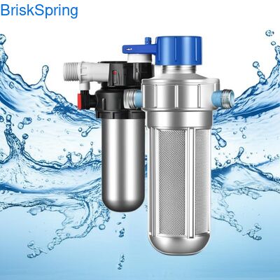 NSF گواهینامه 316L فولاد ضد زنگ میش آب پیش فیلتر با 6T / H نرخ جریان و کنترل هوشمند لمس