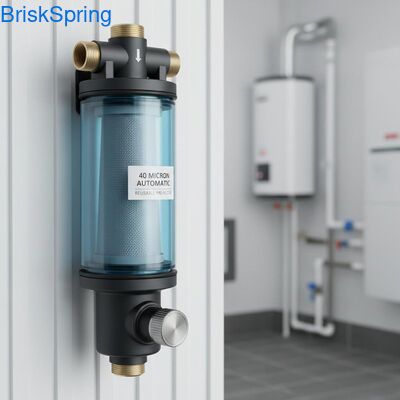 فیلتر پیش آب 40 میکران کاملا اتوماتیک قابل استفاده مجدد برای حذف رسوبات کل خانه