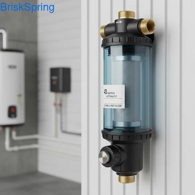 فیلتر پیش آب 40 میکران کاملا اتوماتیک قابل استفاده مجدد برای حذف رسوبات کل خانه