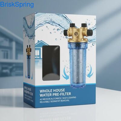 فیلتر پیش آب 40 میکران کاملا اتوماتیک قابل استفاده مجدد برای حذف رسوبات کل خانه