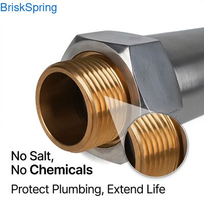 کولر آب بدون نمک برای کل خانه. پیشگیری در مقیاس سازگار با محیط زیست برای سلامت پوست، مو و لوازم خانگی.