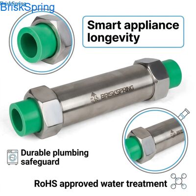 سیستم تهویه آب بدون نمک بدون نگهداری: از لوله کشی و دستگاه های مدرن کل خانه شما در برابر آب سخت محافظت کنید (RoHS تایید شده)
