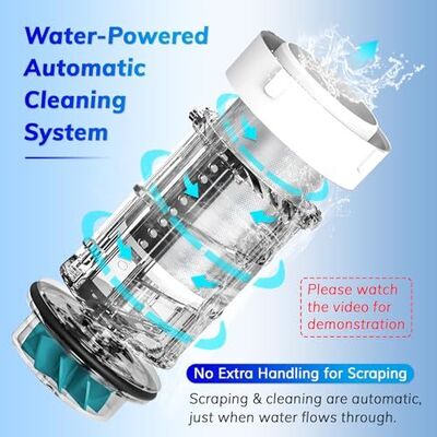 BriskSpring SQ550B-BS 5 T / H خودکار سیفون پسشویی پیش فیلتر آب کل خانه با رسانه های MSAP + CASO3 + KDF55