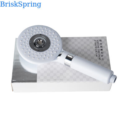 BriskSpring دوش دستی با حباب های کوچک نانویی با 3 حالت اسپری صرفه جویی در آب و ساخت فولاد ضد زنگ SUS304