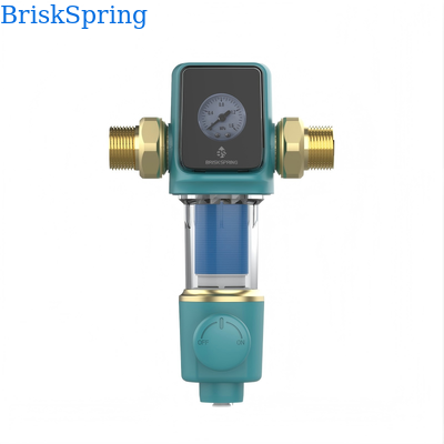 40 Micron Filtration Whole House Water Filter with Manual Backwash and Stacked Disc Technology Water Pre Filter