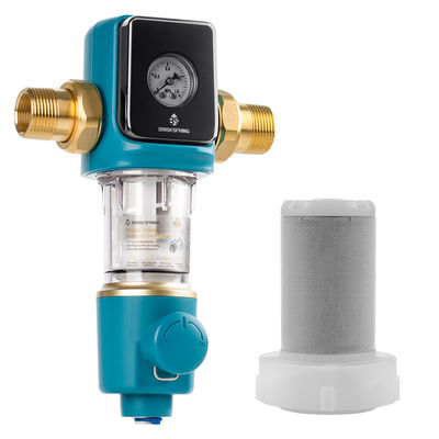 پیش فیلتر رسوب 40 میکروونی با BPA Free Auto Backwash Scraper برای استفاده خانگی