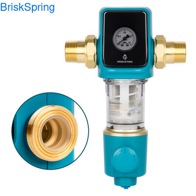 Whole House Water Pre Filter with 40-300μm Filter Rating 22 GPM Flow Rate and SUS 316 Stainless Steel Mesh