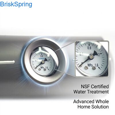 رسوب‌زدای آب برای کل خانه از جنس برنج با دبی 5 تن در ساعت، دارای گواهی NSF و RoHS