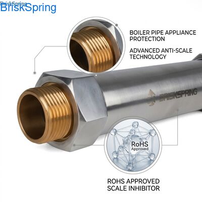سیستم بدون نمک رسوب‌زدا آب، نرم‌کننده آب ضد رسوب برای بویلرها، لوله‌ها و لوازم خانگی، دارای تاییدیه RoHS 0.15MPa