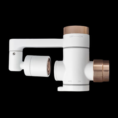 فیلتر شیر آب BriskSpring JP-002 Rose Gold Micro-Nano Bubble با هواده 360 درجه چرخان و کارتریج قابل تعویض